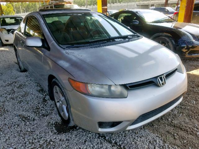 2HGFG12806H584503 - 2006 HONDA CIVIC EX SILVER photo 1