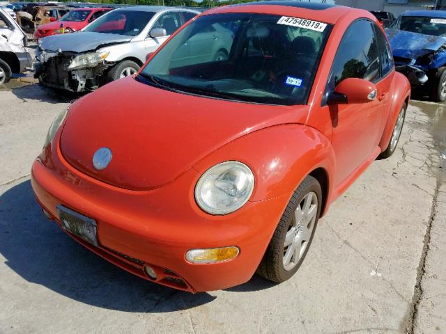 3VWDD21C63M438384 - 2003 VOLKSWAGEN NEW BEETLE ნარინჯისფერი ფოტო 2