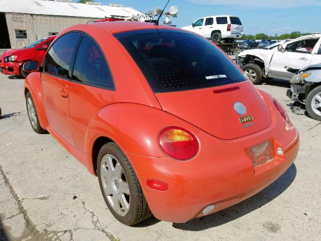 3VWDD21C63M438384 - 2003 VOLKSWAGEN NEW BEETLE ნარინჯისფერი ფოტო 3