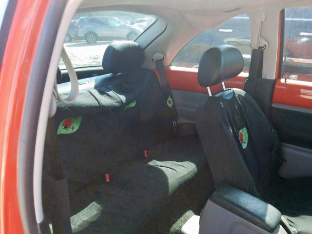 3VWDD21C63M438384 - 2003 VOLKSWAGEN NEW BEETLE ნარინჯისფერი ფოტო 6