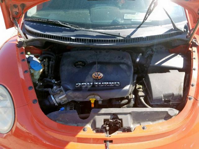 3VWDD21C63M438384 - 2003 VOLKSWAGEN NEW BEETLE ნარინჯისფერი ფოტო 7