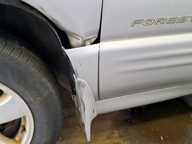 JF1SF65661H731984 - 2001 SUBARU FORESTER S Արծաթագույն լուսանկար 9