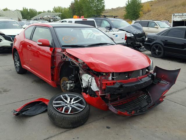 JTKJF5C75GJ021206 - 2016 TOYOTA SCION TC RED photo 1