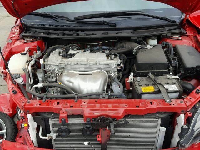 JTKJF5C75GJ021206 - 2016 TOYOTA SCION TC RED photo 7