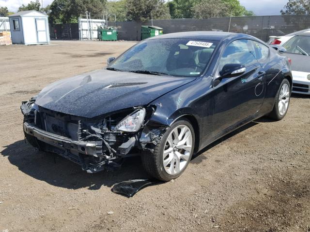 KMHHU6KJ1FU122167 - 2015 HYUNDAI GENESIS CO BLACK photo 2