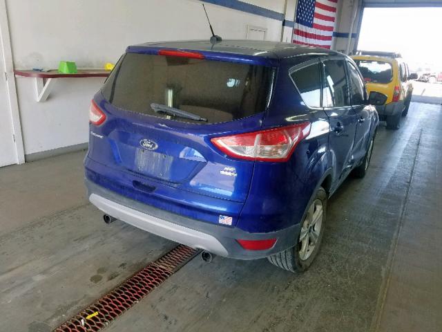 1FMCU9G99DUA14449 - 2013 FORD ESCAPE SE BLUE photo 4