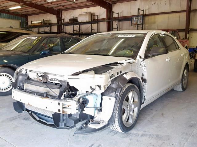 1G1ZB5E04CF227421 - 2012 CHEVROLET MALIBU LS WHITE photo 2