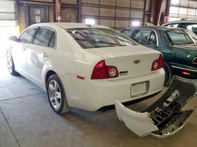 1G1ZB5E04CF227421 - 2012 CHEVROLET MALIBU LS WHITE photo 3