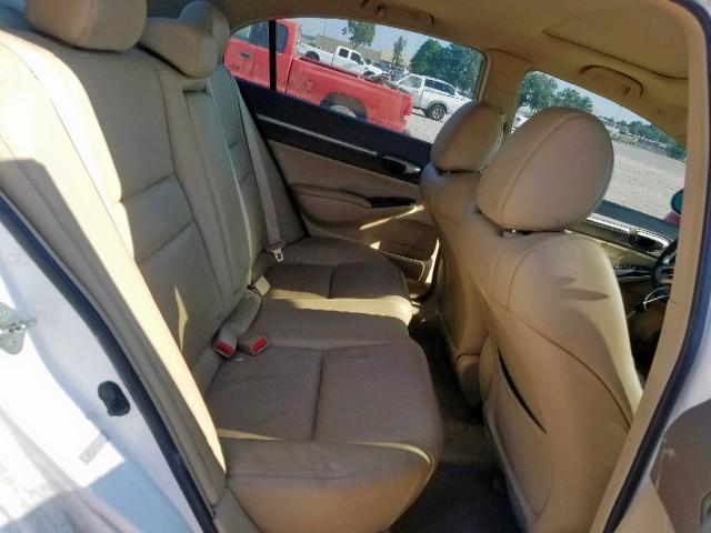 1HGFA16978L030837 - 2008 HONDA CIVIC EXL Ağ foto 6