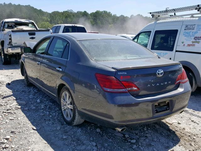 4T1BK36B68U257855 - 2008 TOYOTA AVALON GRAY photo 3