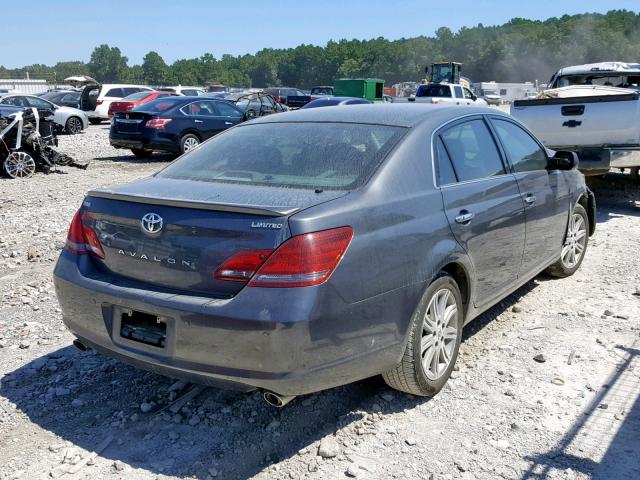 4T1BK36B68U257855 - 2008 TOYOTA AVALON GRAY photo 4