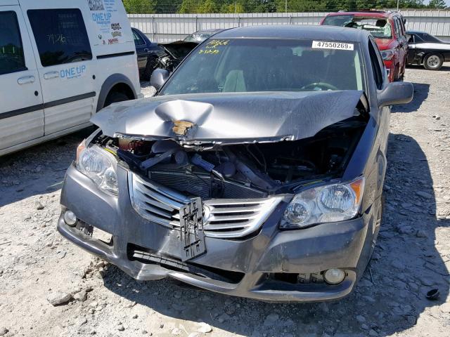 4T1BK36B68U257855 - 2008 TOYOTA AVALON GRAY photo 9