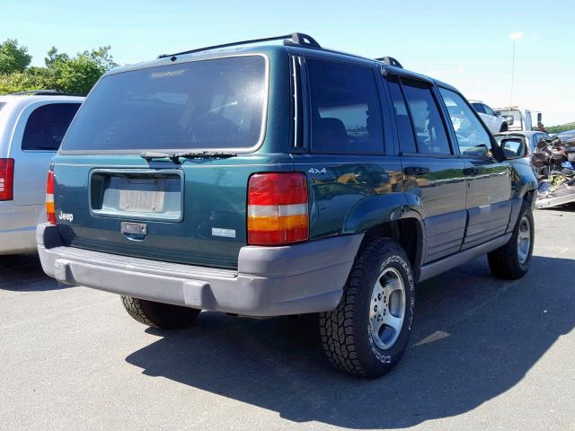 1J4GZ58S7TC183871 - 1996 JEEP GRAND CHER GREEN photo 4