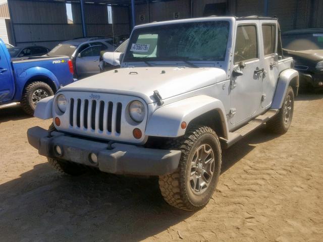 1J4GA59197L186922 - 2007 JEEP WRANGLER S SILVER photo 2