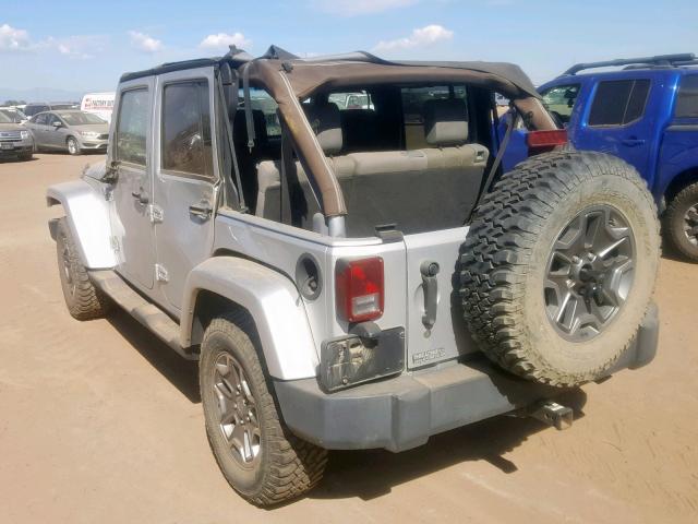 1J4GA59197L186922 - 2007 JEEP WRANGLER S SILVER photo 3