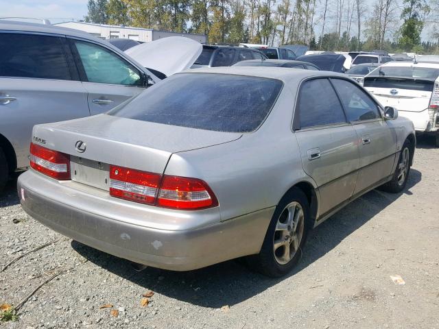 JT8BF28G5Y5094393 - 2000 LEXUS ES 300 SILVER photo 4