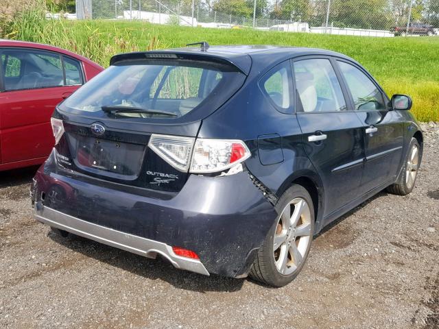 JF1GH6D61BG820967 - 2011 SUBARU IMPREZA OU BLACK photo 4