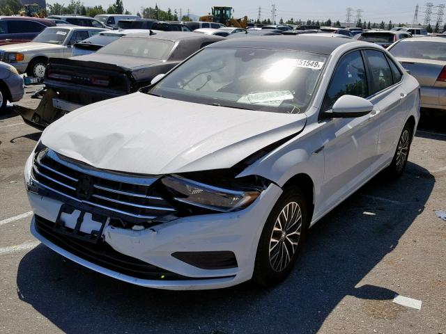 3VWE57BU9KM063434 - 2019 VOLKSWAGEN JETTA SEL WHITE photo 2