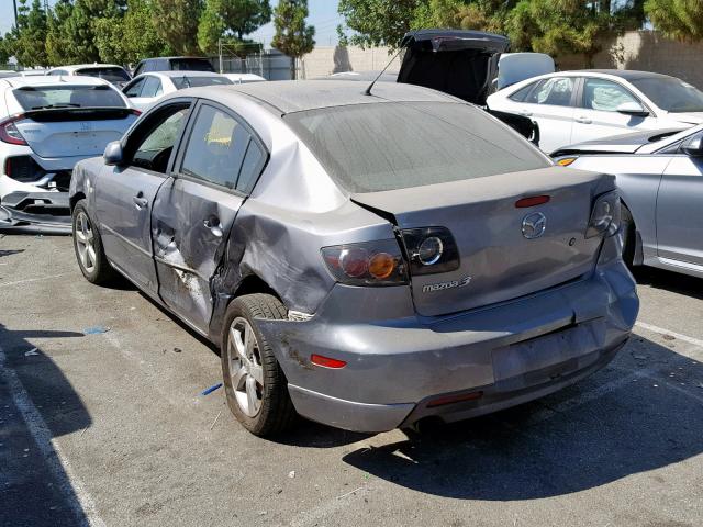 JM1BK323241111404 - 2004 MAZDA 3 S GRAY photo 3