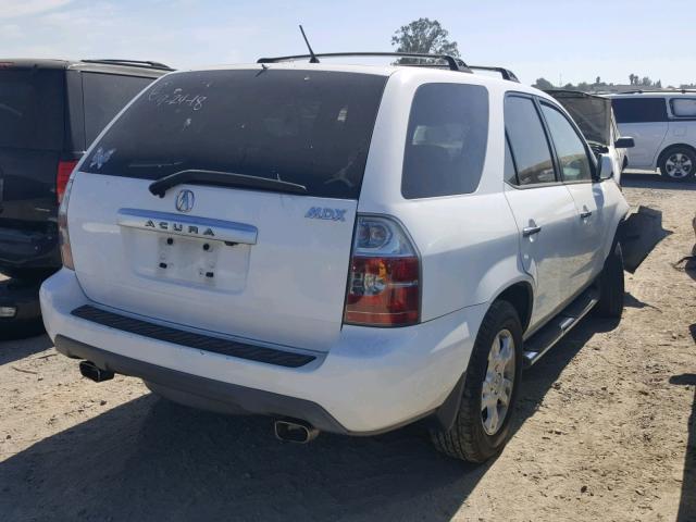 2HNYD18834H514122 - 2004 ACURA MDX TOURIN WHITE photo 4