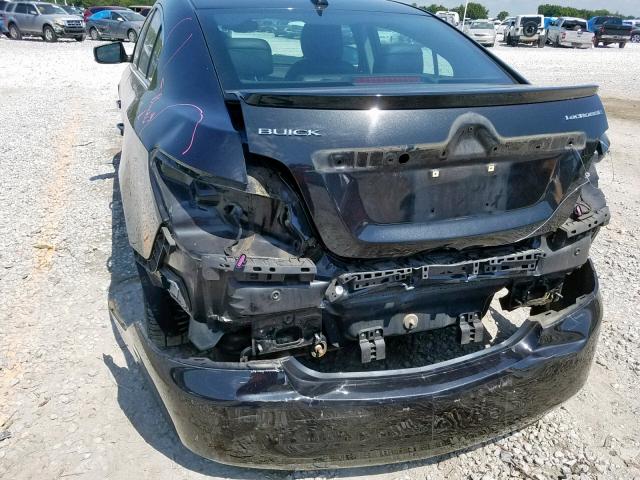 1G4GC5ER6CF174176 - 2012 BUICK LACROSSE BLACK photo 9