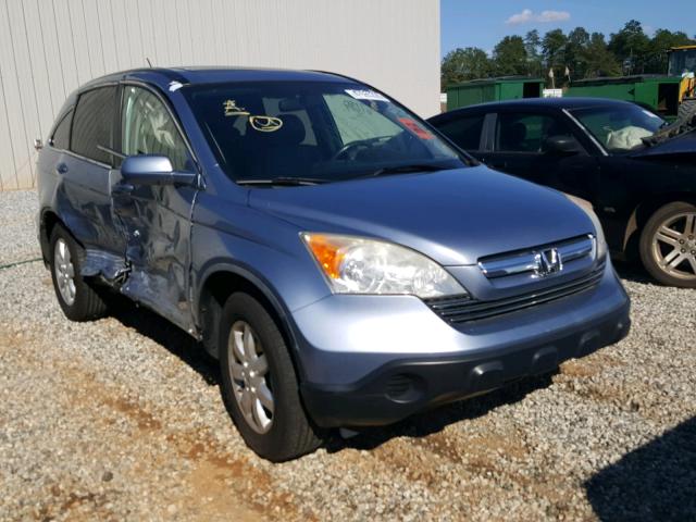 JHLRE38767C063241 - 2007 HONDA CR-V EXL BLUE photo 1