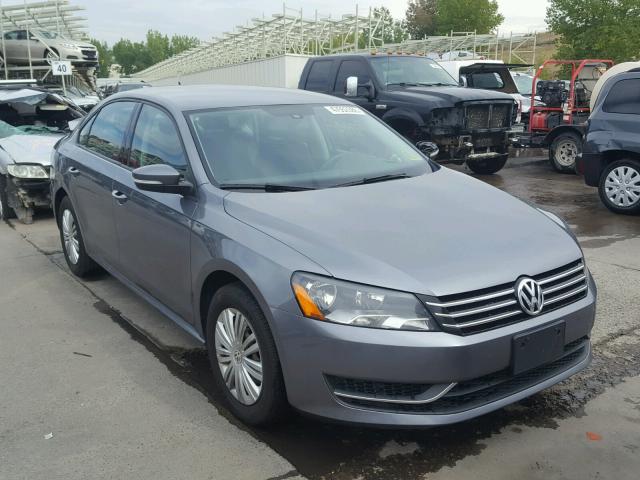 1VWAS7A30FC033097 - 2015 VOLKSWAGEN PASSAT S GRAY photo 1