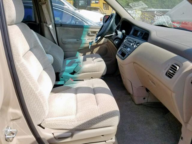 2HKRL18541H551718 - 2001 HONDA ODYSSEY LX BEIGE photo 5