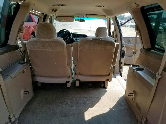 2HKRL18541H551718 - 2001 HONDA ODYSSEY LX BEIGE photo 9