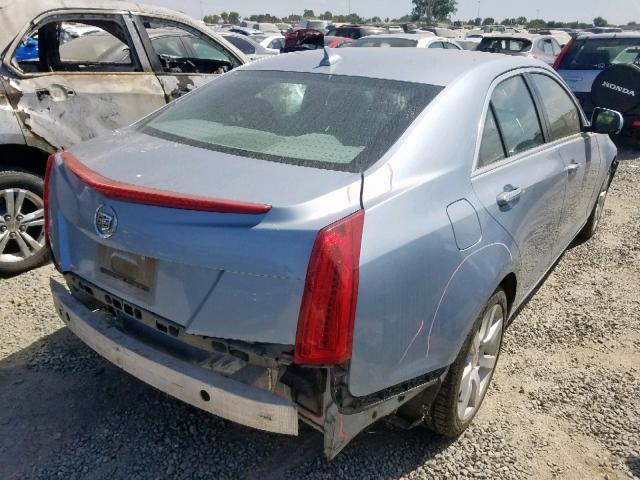 1G6AA5RA1D0151951 - 2013 CADILLAC ATS BLUE photo 4