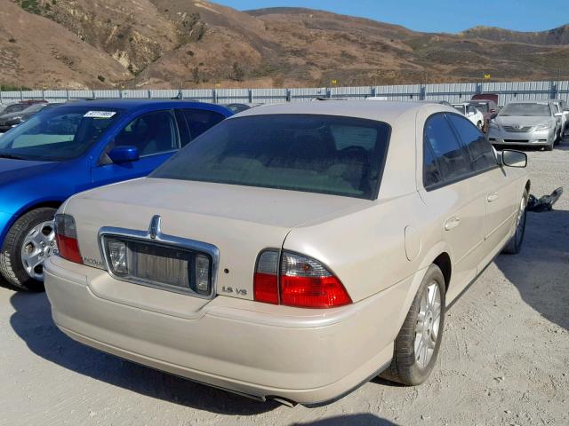 1LNHM87A13Y691013 - 2003 LINCOLN LS CREAM photo 4