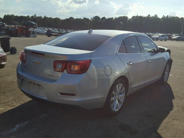 1G11H5SA2DF325602 - 2013 CHEVROLET MALIBU LTZ 银色 照片 4
