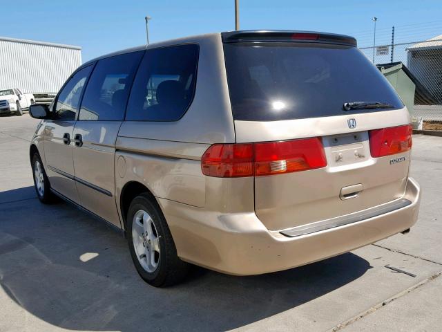 2HKRL1858YH594064 - 2000 HONDA ODYSSEY LX GOLD photo 3