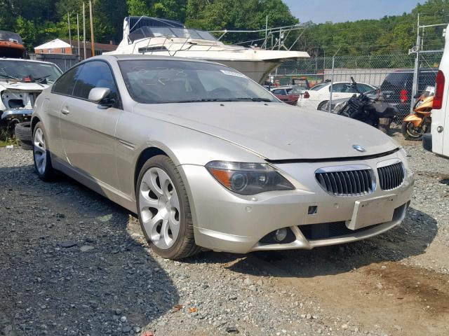 WBAEH13406CR49796 - 2006 BMW 650 I SILVER photo 1