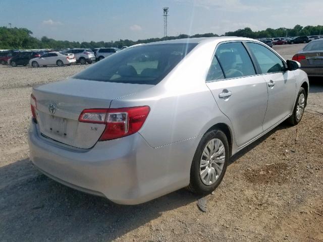 4T4BF1FK4CR202683 - 2012 TOYOTA CAMRY BASE SILVER photo 4