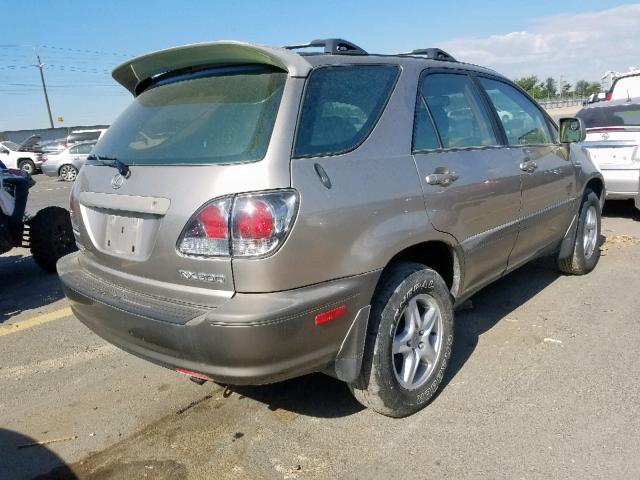 JTJHF10U110201463 - 2001 LEXUS RX 300 GOLD photo 4