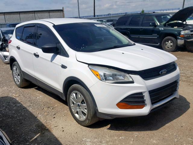 1FMCU0F7XDUB09274 - 2013 FORD ESCAPE S WHITE photo 1