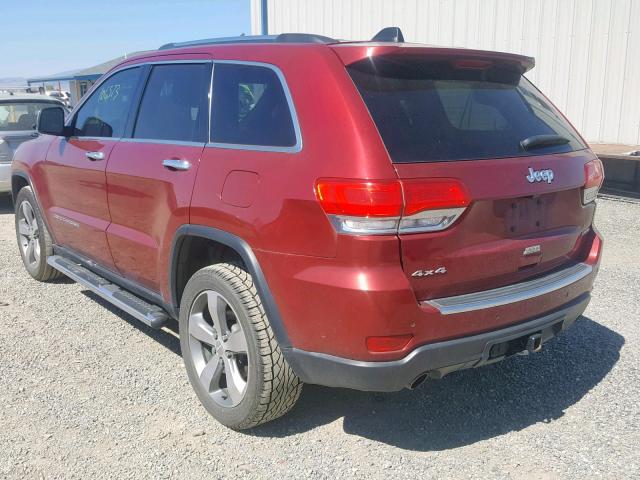 1C4RJFBT7EC133004 - 2014 JEEP GRAND CHER RED photo 3