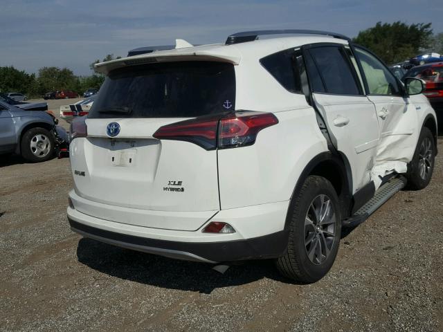 JTMRJREV7HD080477 - 2017 TOYOTA RAV4 HV LE WHITE photo 4