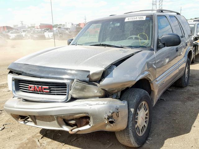 1GKDT13W1X2521973 - 1999 GMC JIMMY BEIGE photo 2