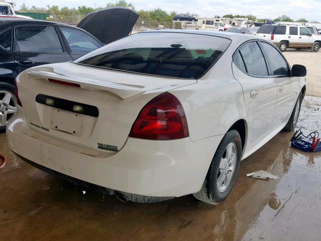 2G2WP552481121423 - 2008 PONTIAC GRAND PRIX WHITE photo 4