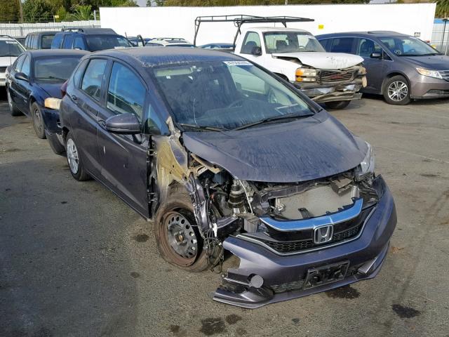 3HGGK5H4XJM727000 - 2018 HONDA FIT LX CHARCOAL photo 1