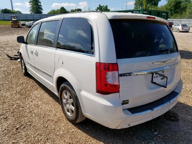 2C4RC1BG9CR145000 - 2012 CHRYSLER TOWN & COU WHITE photo 3