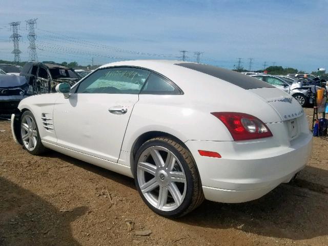 1C3AN69L04X006629 - 2004 CHRYSLER CROSSFIRE WHITE photo 3