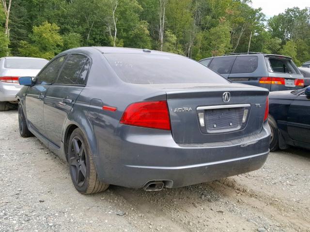 19UUA66236A032598 - 2006 ACURA 3.2TL GRAY photo 3