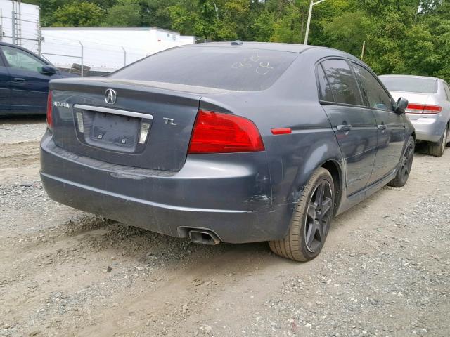 19UUA66236A032598 - 2006 ACURA 3.2TL GRAY photo 4