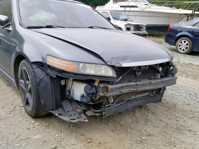 19UUA66236A032598 - 2006 ACURA 3.2TL GRAY photo 9