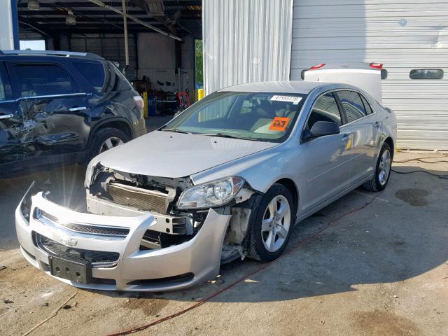 1G1ZB5E11BF342615 - 2011 CHEVROLET MALIBU LS SILVER photo 2