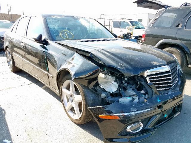 WDBUF56X59B432004 - 2009 MERCEDES-BENZ E 350 BLACK photo 1