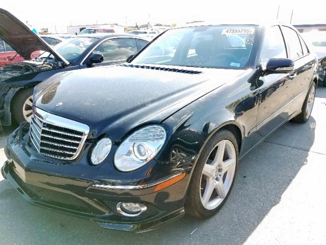 WDBUF56X59B432004 - 2009 MERCEDES-BENZ E 350 BLACK photo 2